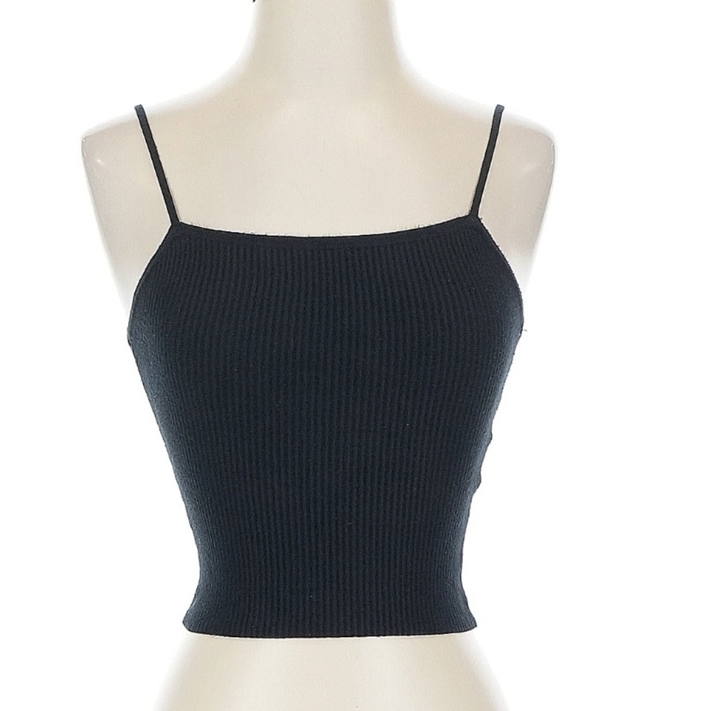 Abercrombie & Fitch Black Ribbed Camisole